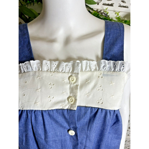 Vintage BECO Originals Women’s Prairie Midi House Dress Size Small USA - Picture 4 of 10